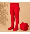 Leotardo Liso Cóndor Rojo para Bebé y Niña