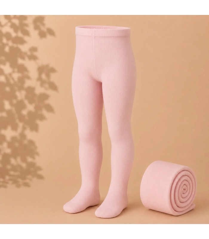 Leotardo Liso Cóndor Rosa Palo para Bebé y Niña | Gateos