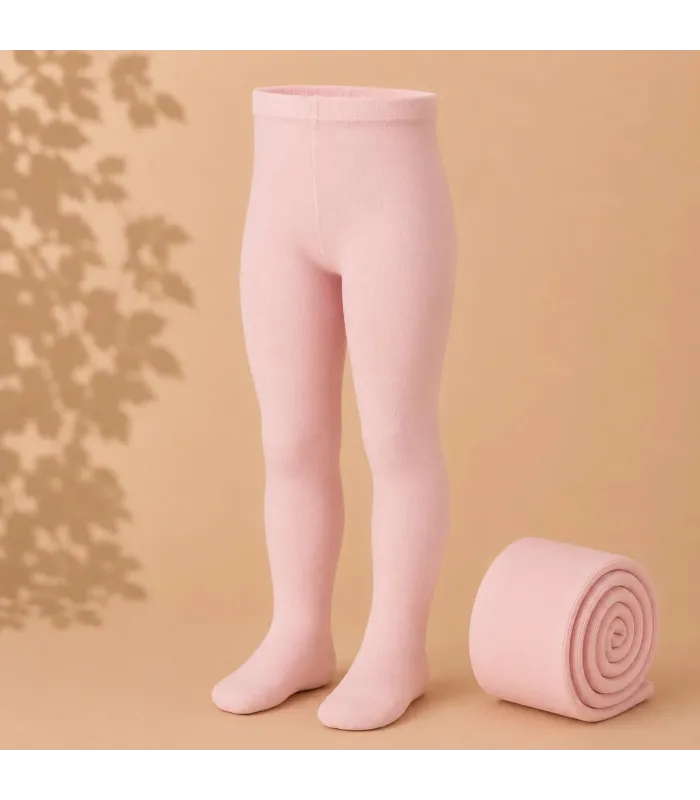 Leotardo Liso Cóndor Rosa Palo para Bebé y Niña | Gateos