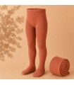 Leotardo Liso Cóndor Terracota para Bebé y Niña