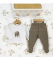 Conjunto Polaina bebé topo Calamaro Meira