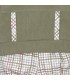 Detalles del conjunto pololo bebé topo canalé cuadros algodón suave invierno detalle