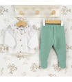 Conjunto Polaina bebé mint Calamaro Arosa