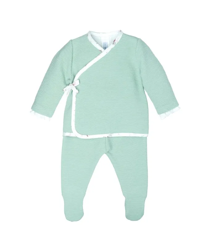 Conjunto 3 piezas bebé mint Calamaro