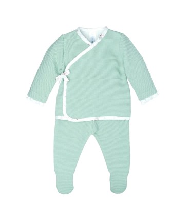 Conjunto 3 piezas bebé mint Calamaro Arosa