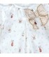 Detalles del Jesusito bebé mint invierno algodón con volante en cuello lazada vichy y cubrepañal a juego
