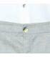 Detalle del Conjunto Pantalon niño gris camisa blanca algodón pantalón corto textura suave elegante