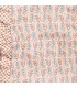 Detalles del Peto bebé rosa viejo algodón estampado con volantes laterales tirantes textura suave