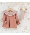 Vestido bebé rosa viejo Calamaro Meis