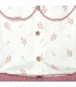 Detalles del conjunto falda niña nude floral blusa algodón estampado flores falda rosa empolvado textura