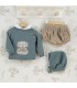 ▶️  Conjunto Bebe Niño y Capota al por mayor 41823 | Top Baby