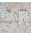 Conjunto Polaina con Bebe Niño Huella