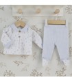 Conjunto Polaina con Bebe Niño Nido