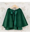 Capa niña verde bosque elegante Calamaro Castro