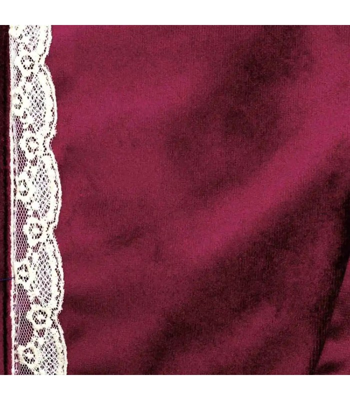 Detalles de la capota bebé granate con puntilla lateral tejido suave elegante invierno ajuste cómodo