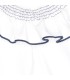 Detalles del conjunto falda niña marino tartán algodón blusa blanca cuello fruncido falda vuelo elegante invierno