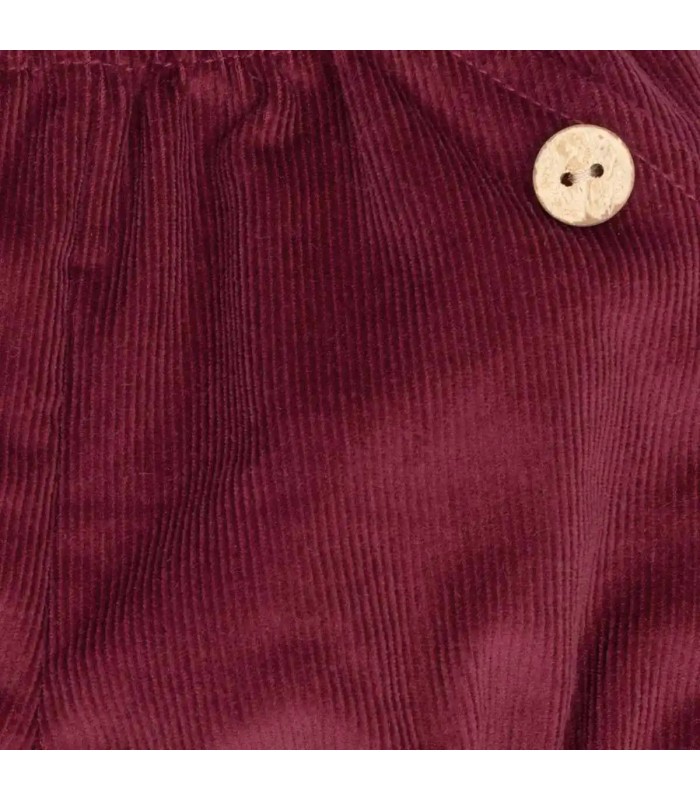 Diseño del Pololo Bebé Granate algodón suave con cintura elástica diseño bombacho
