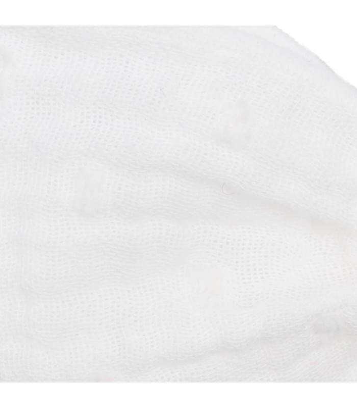 Detalles del diseño del Lazo Pelo Bebé Natural algodón bambula lazada grande con pinza textura suave