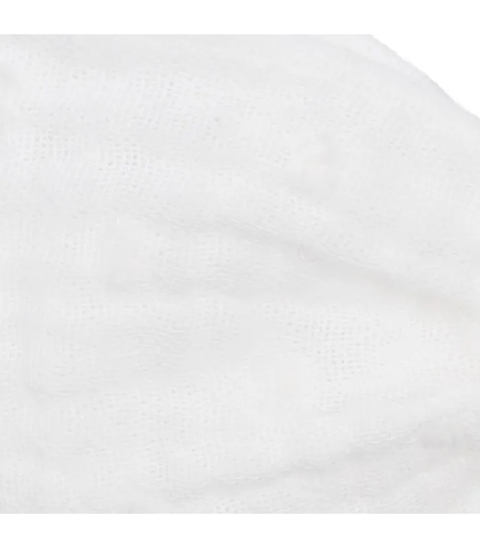 Detalles del diseño del Lazo Pelo Bebé Natural algodón bambula lazada grande con pinza textura suave