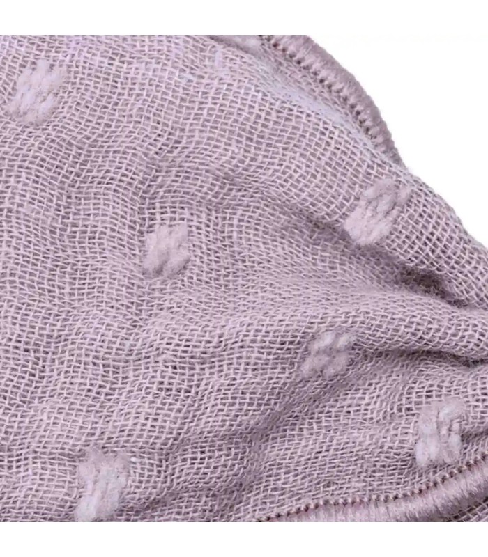 Detalles del Lazo Pelo Bebé Malva algodón bambula lazada grande con pinza textura suave
