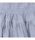 Diseño de la Falda Pantalon Niña Denim algodón bambula cintura elástica fruncida vuelo ligero