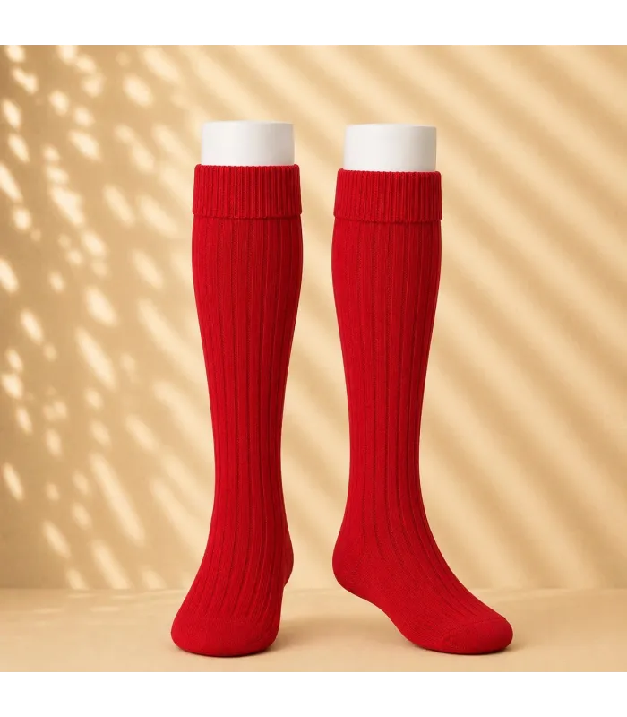 Calcetín Canalé Cóndor Rojo 550 de algodón para bebé y niño