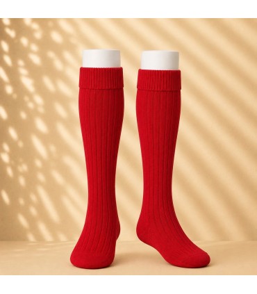 Calcetín Canalé Cóndor Rojo 550 de algodón para bebé y niño