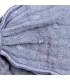 Detalles del diseño del Lazo Pelo Bebé Denim algodón bambula lazada grande con pinza textura suave
