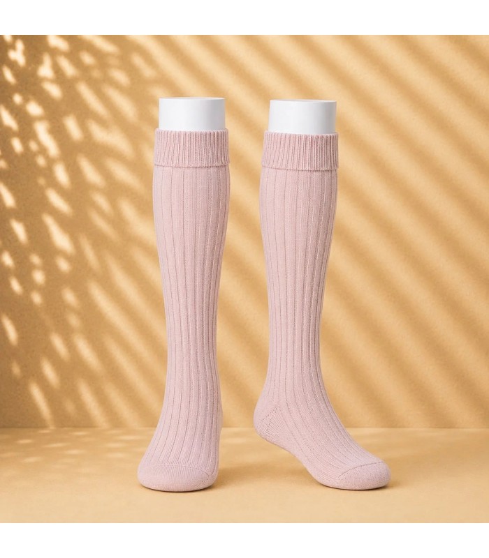 Calcetín Canalé Cóndor Rosa Empolvado 544 de algodón para bebé y niño