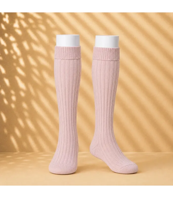 Calcetín Canalé Cóndor Rosa Empolvado 544 de algodón para bebé y niño