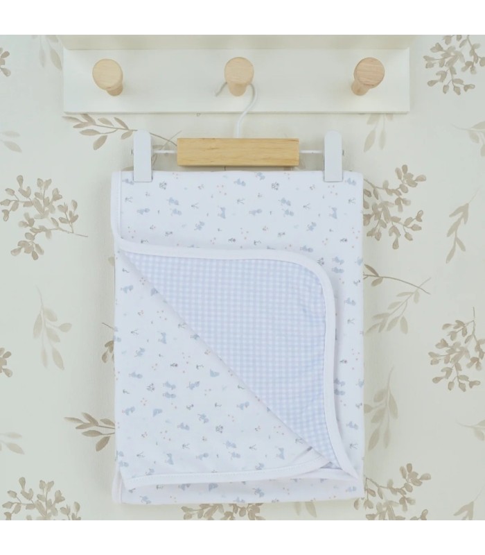 ▶️  Arrullo Reversible Nido Celeste al por mayor 4036 CELESTE | Top Baby