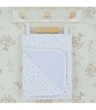 ▶️  Arrullo Reversible Nido Celeste al por mayor 4036 CELESTE | Top Baby