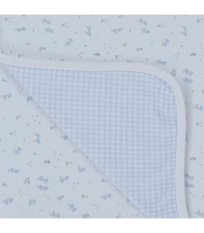 ▶️  Arrullo Reversible Nido Celeste al por mayor 4036 CELESTE | Top Baby