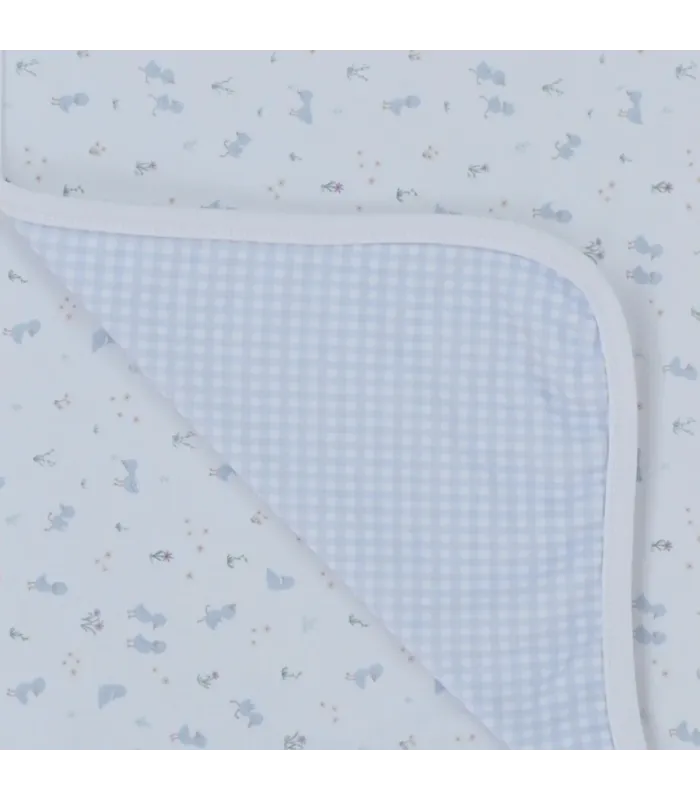 ▶️  Arrullo Reversible Nido Celeste al por mayor 4036 CELESTE | Top Baby