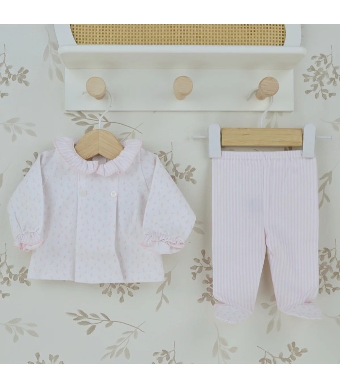 ▶️  Conjunto Polaina con Volante Niña Aromas al por mayor 51134 | Top Baby