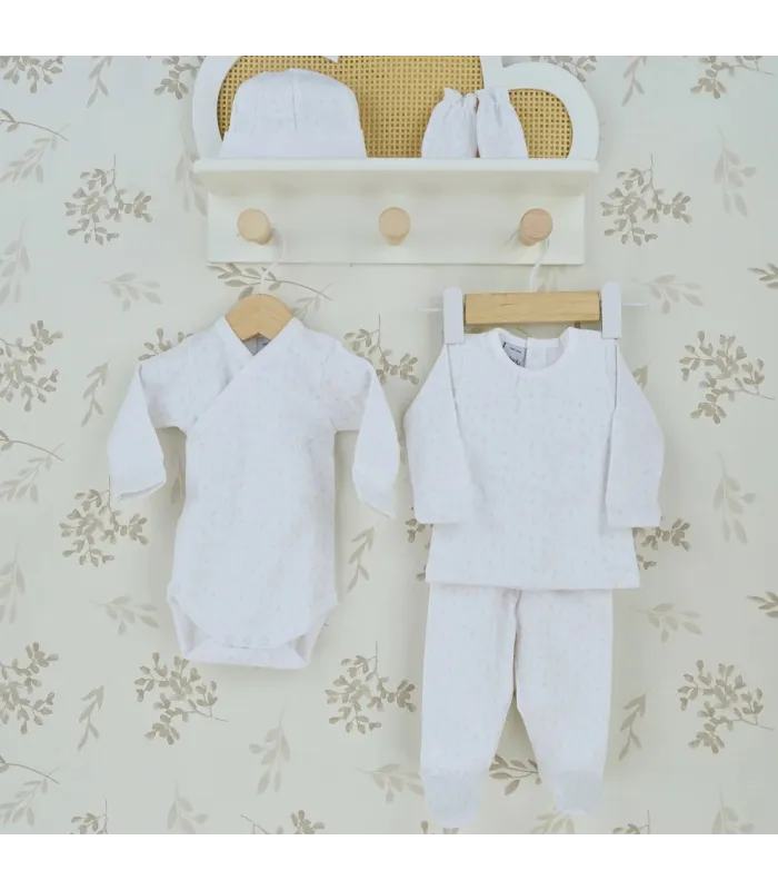 ▶️  Conjunto Nacimiento Regalo Aromas Celeste al por mayor 534 CELESTE | Top Baby