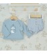 ▶️  Conjunto Corto Bebe Niño Pantalón y Sudadera Cristal al por mayor 41631 | Top Baby