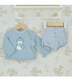 Conjunto Corto Bebe Niño Pantalón y Sudadera Cristal