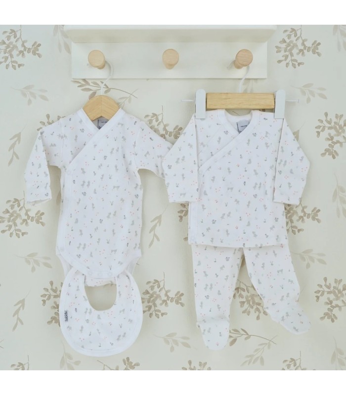 ▶️  Conjunto Nacimiento Regalo Nido Rosa al por mayor 536 ROSA | Top Baby