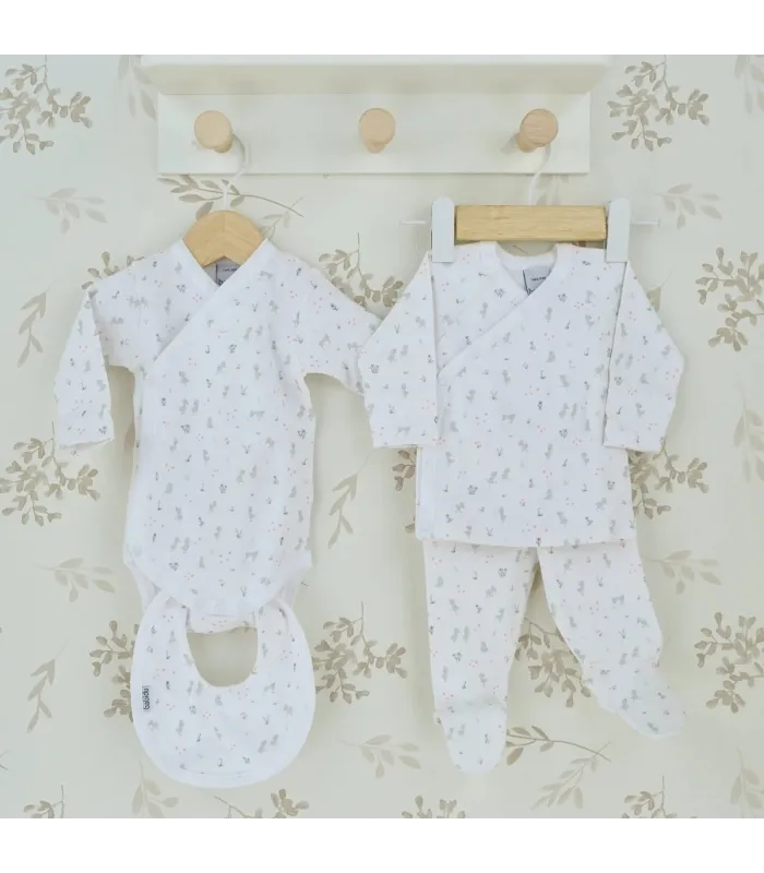 ▶️  Conjunto Nacimiento Regalo Nido Rosa al por mayor 536 ROSA | Top Baby