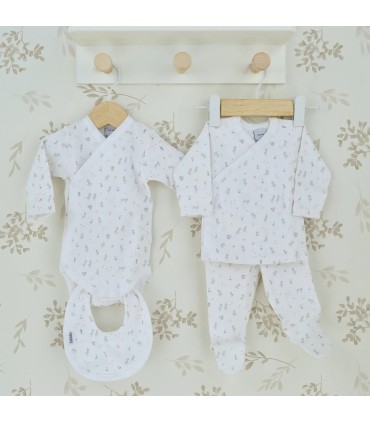 ▶️  Conjunto Nacimiento Regalo Nido Rosa al por mayor 536 ROSA | Top Baby
