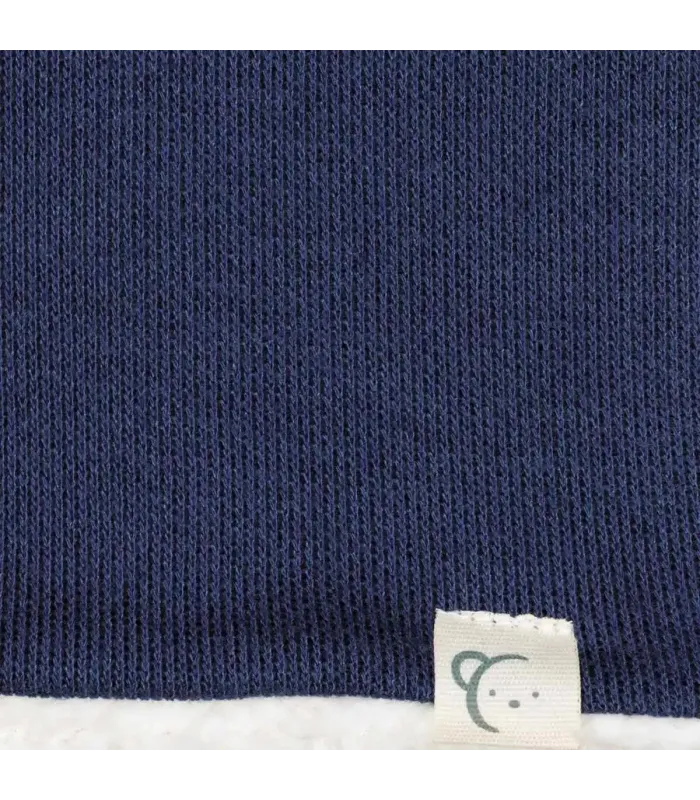 Diseño del Cuello Bebé Marino tejido suave con interior borreguito blanco diseño cálido clásico invierno