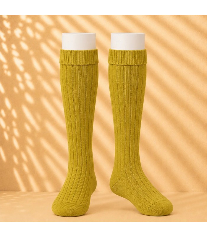 Calcetín Canalé Cóndor Curry 645 de algodón para bebé y niño