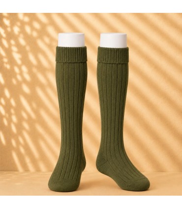 Calcetín Canalé Cóndor Alga 742 de algodón para bebé y niño