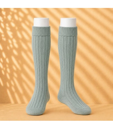 Calcetín Canalé Cóndor Verde Seco 756 de algodón para bebé y niño