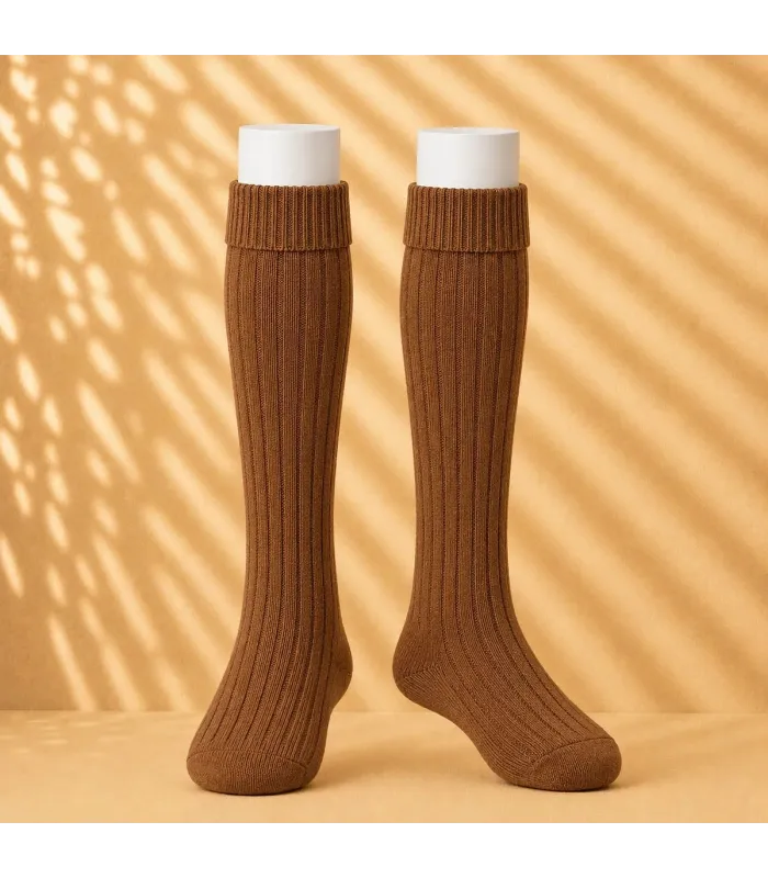Calcetín Canalé Cóndor Toffee 807 de algodón para bebé y niño