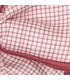 Detalles del diseño del Lazo Pelo bebé rosa vichy con ribete y pinza estructura clásica detalle elegante infantil