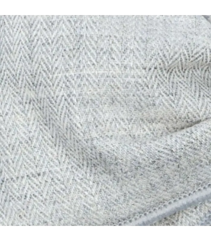 Detalles de la textura del Lazo Pelo bebé gris algodón pinza estructura lazo textura suave complemento elegante