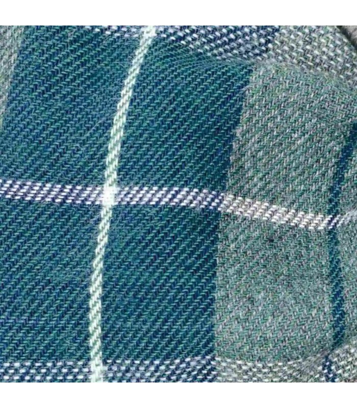 DIseño del Lazo Pelo niña cuadros verde invierno tejido algodón pinza detalle lazo clásico elegante