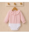 Body camisa bebé rosa plumeti Calamaro